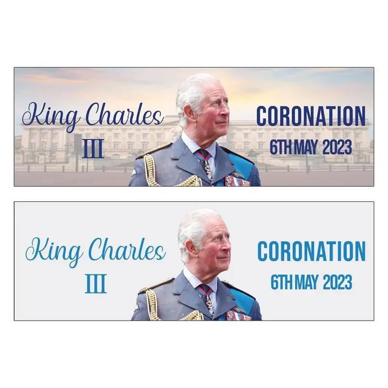 

Король Чарльз Iii баннер 2023 король Чарльз Iii Коронация баннер король Чарльз третий Флаг Британский Декор коронация часть