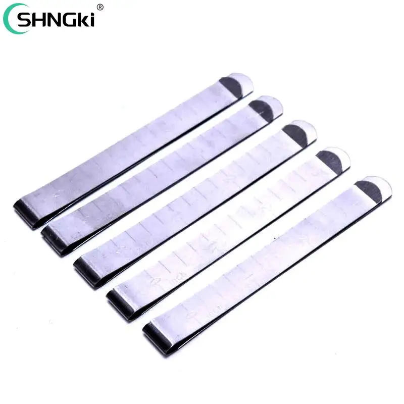 

5pcs Metal Sewing Crimping Clip Stainless Steel Hemming Clips Ruler For DIY Sewing & Stitching Pinning Marking