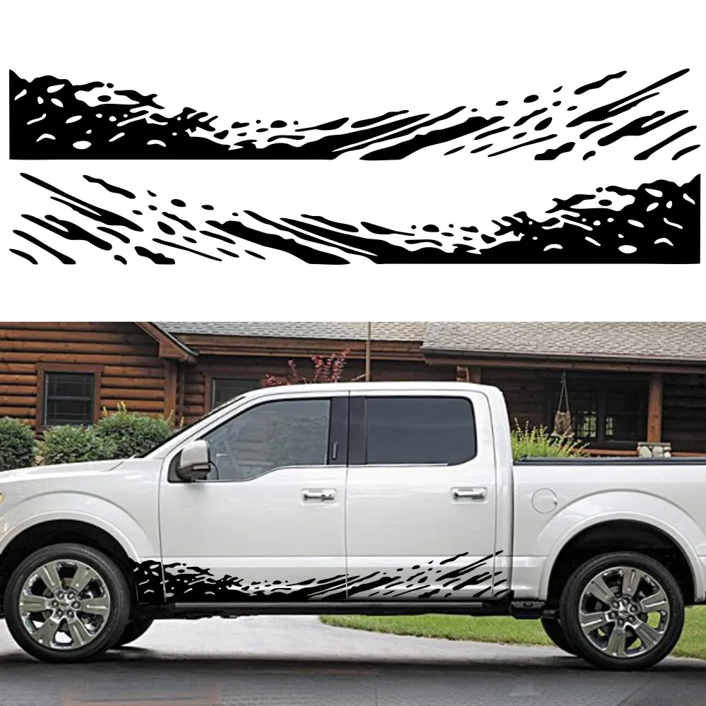 

Off-road vehicle sticker side skirts ford Ranger F150 mitsubishi L200 isuzu Dma nissan NAVARA Toyota hilux pickup car accessorie