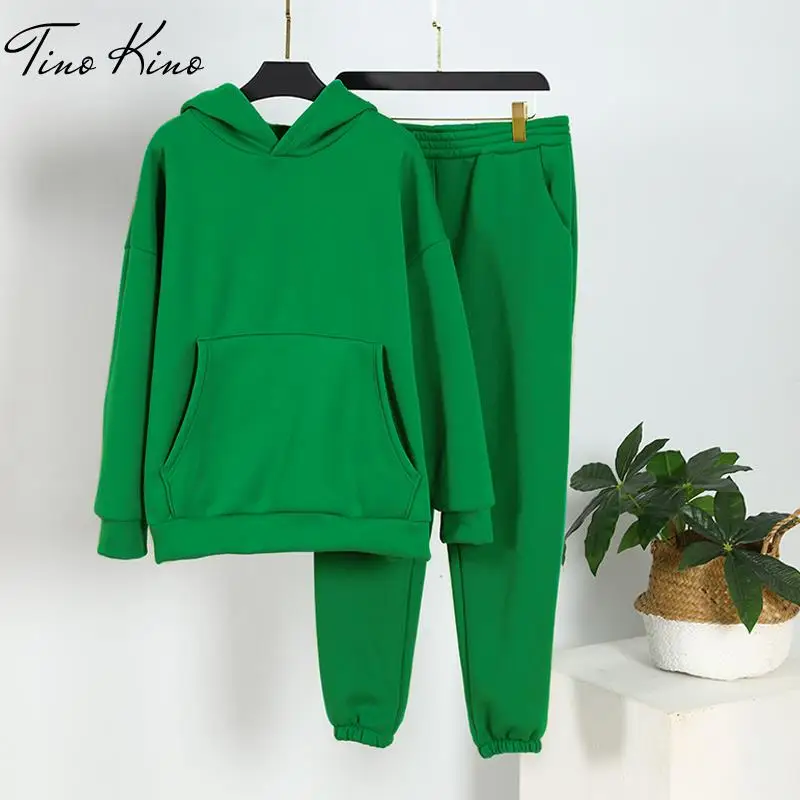 Флисовый женский спортивный костюм с толстовкой комплект из двух предметов