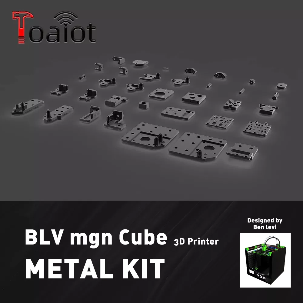Toaiot BLV Mgn Cube All Metal Machining Upgrade Kit Dual Z axis Triple Z axis By Ben Levi For BLV Cube 3d Printer loading=lazy