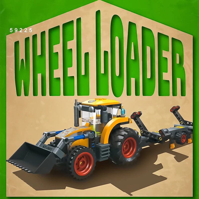 Культиватор детский комбинированный для сборки фуража модель-головоломка в