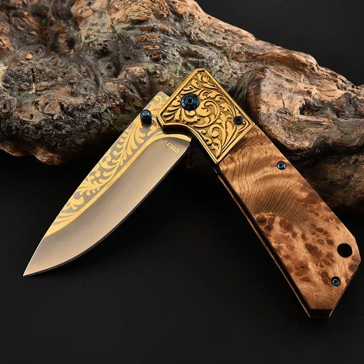 Складной тактический карманный нож для выживания охотничий кемпинга на природе