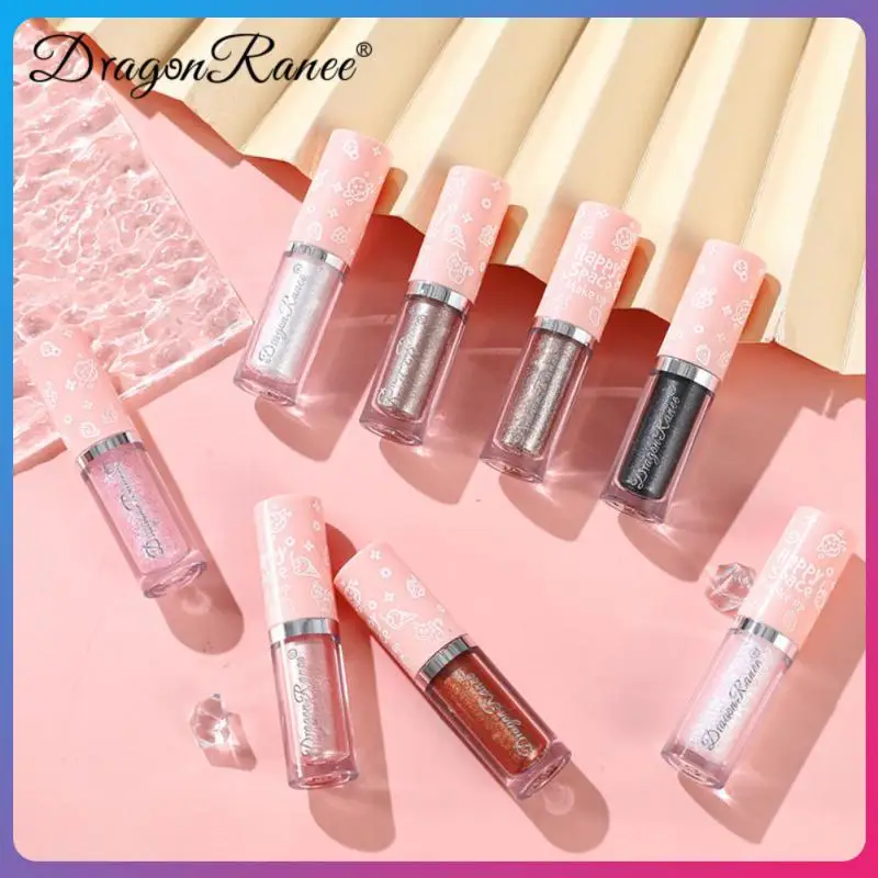 

Хайлайтер, Сияющие тени для век, Сияющие Блестки, тени для век с перламутровым блеском, осветляют лицо, лежащий Шелкопряд, 8 цветов