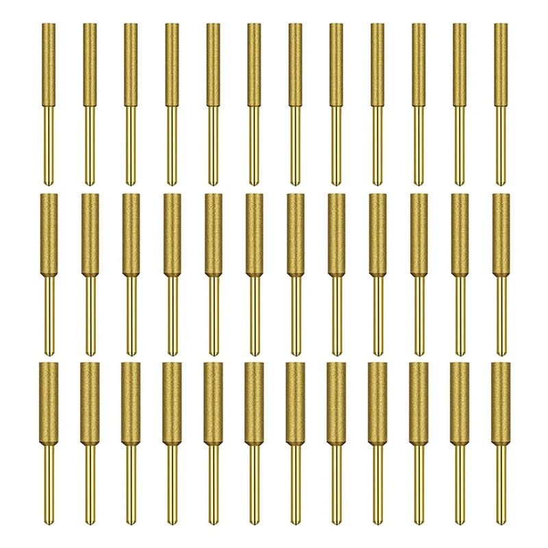 36Pcs Diamond Sharpening Wheel Diamond Sharpening Wheel Burr Grinding Stone File For Metal Polishing Chainsaw