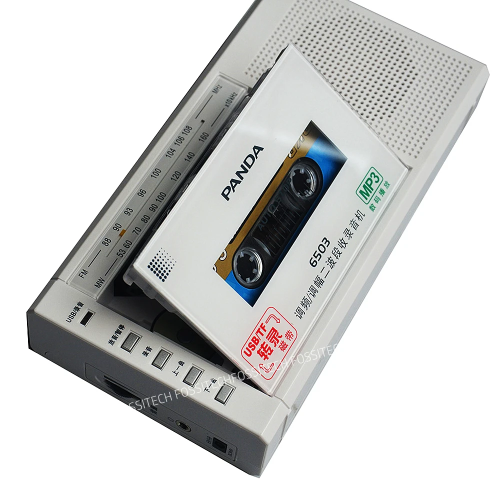 Фото Записывающее устройство PANDA 6503, кассета, лента для переноса в MP3, встроенный микрофон, поддержка записи, USB диск, TF карта, воспроизведение, Rec, FM... №4