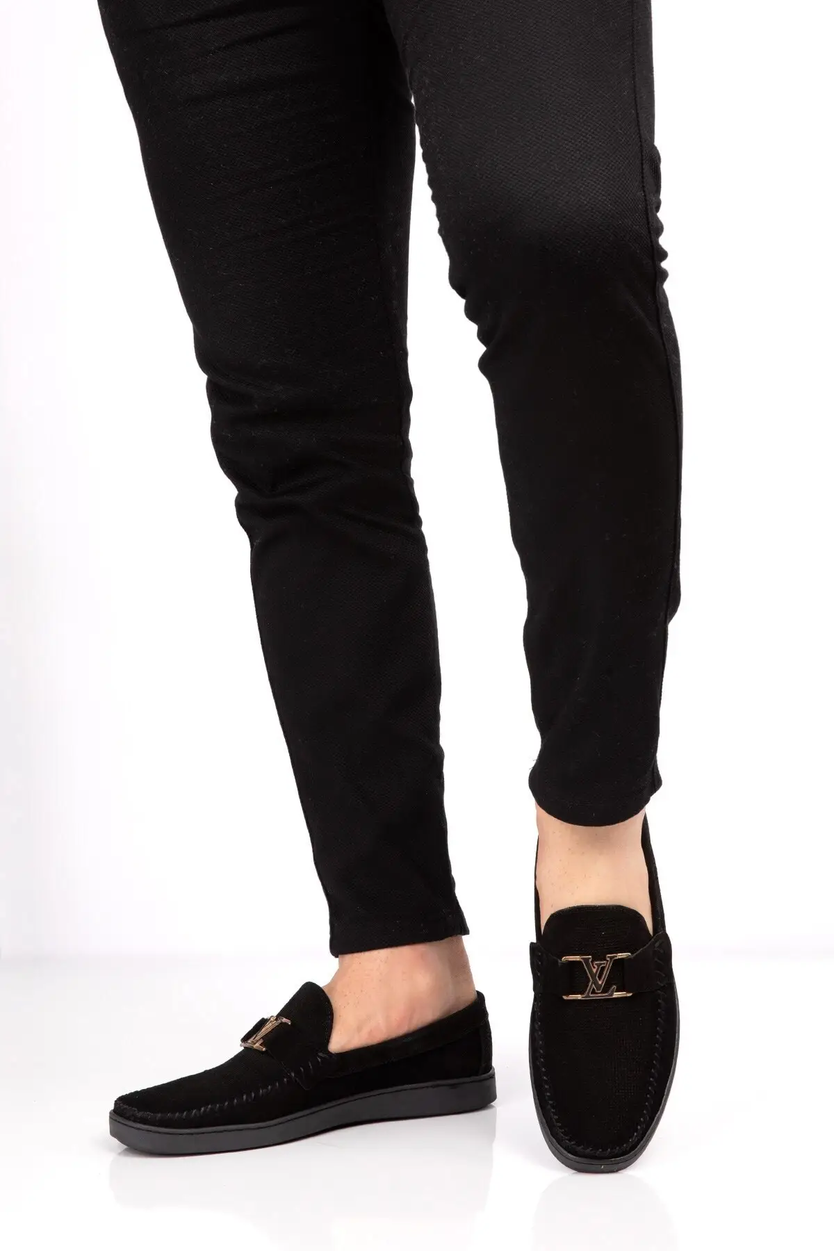 

Мужские лоферы из натуральной кожи, мягкие удобные легкие, плоская подошва, повседневная Летняя обувь