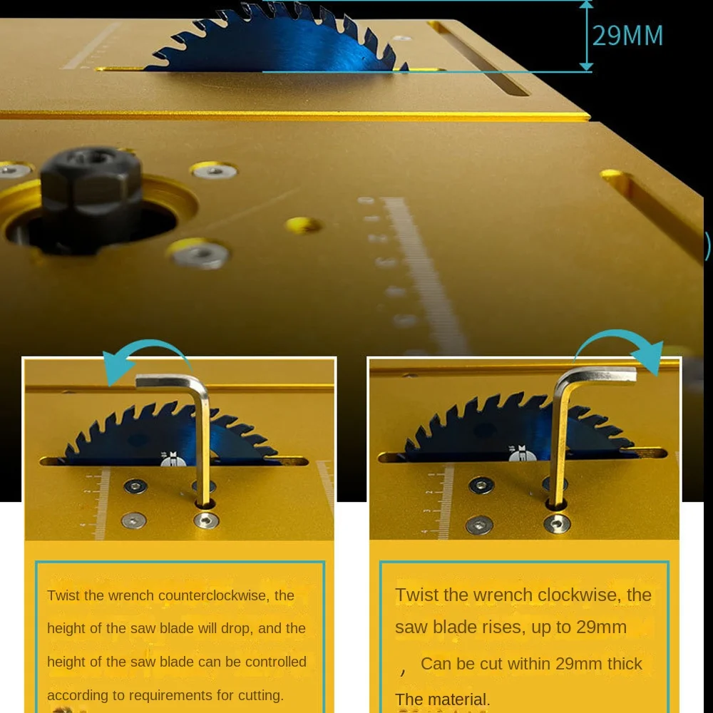 Миниатюрная Настольная пила электрическая фрезеровка по дереву инвертированная