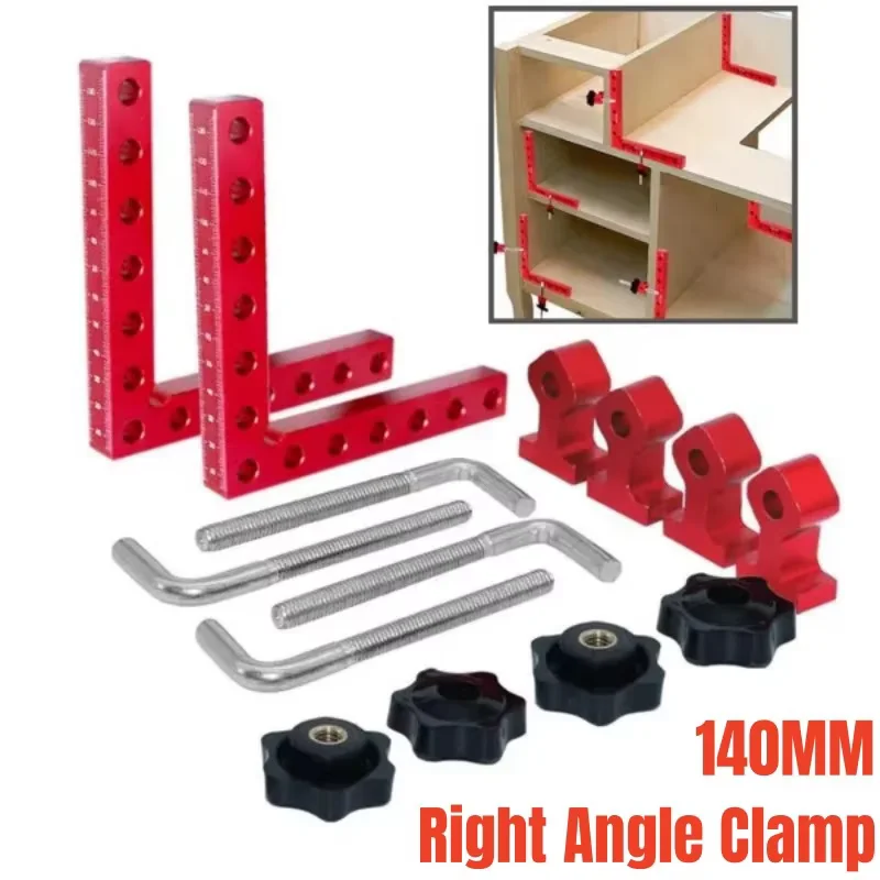 90-градусные металлические угловые зажимы из алюминиевого сплава для