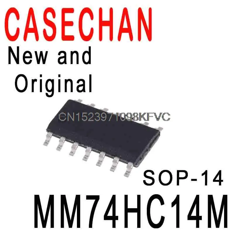 Новые и оригинальные Логические фотосхемы MM74HC14MX 74HC14 SMD SOP-14, 10 шт.