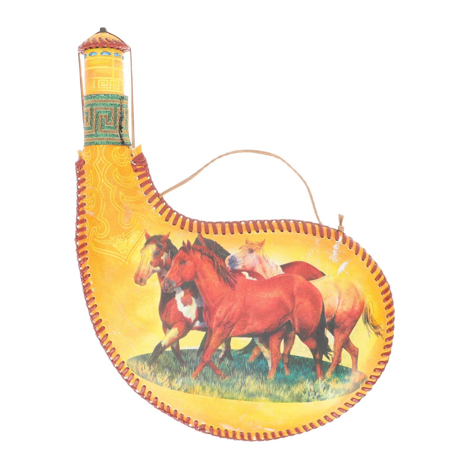 

Bota Water Canteen Spanish Bottle Jug Decoration Skin Traditional Wineskin Flask Pouch Portable Decorative Travel Goatskin