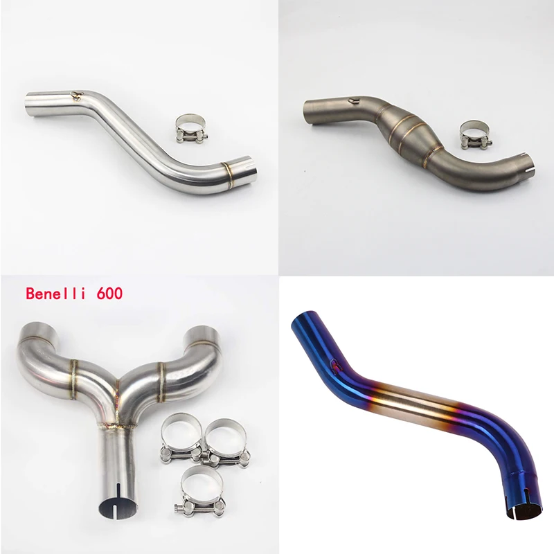 

Silp On For Benelli 600 Motorcycle Exhaust Middle Connecting Link Pipe Stainless Steel Exhaust System Tube
