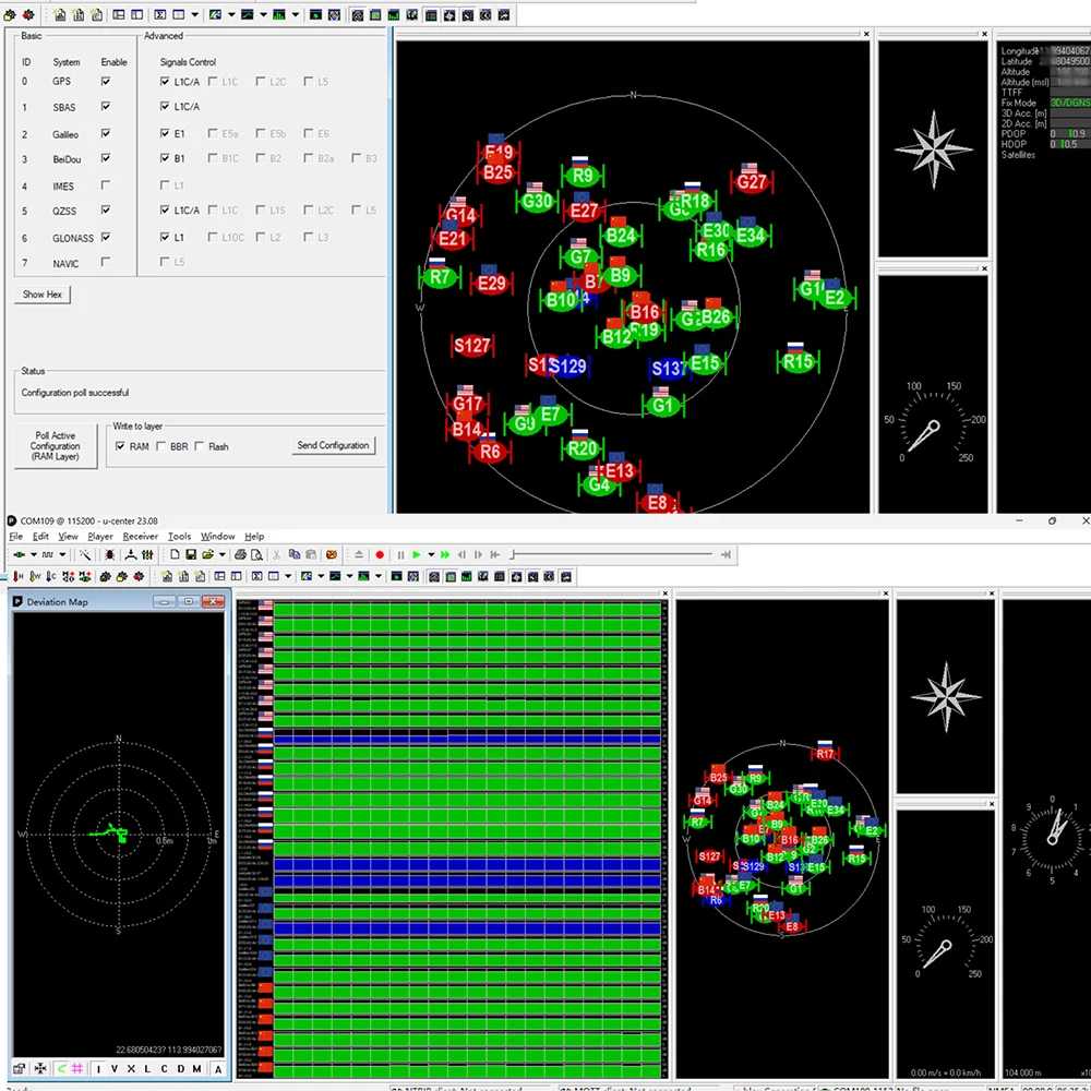 Фото QUESCAN QU9M USB M9 GPS GNSS приемник NEO M9N USB GPS Galileo BeiDou GLONASS QZSS SBAS UBX-M9140-KB с протоколами NMEA RTCM, частота до 25 Гц №2
