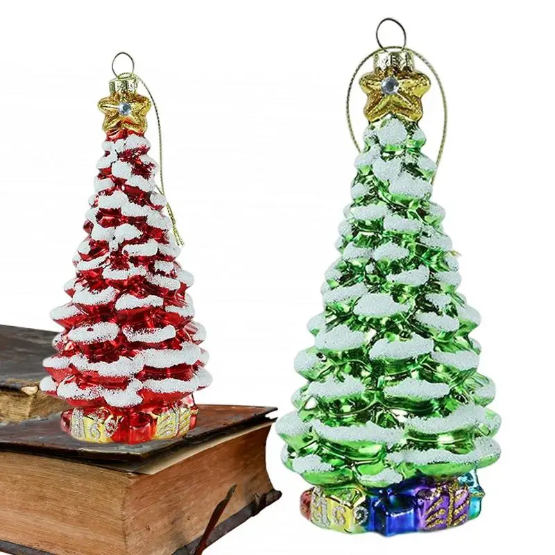 

2 шт., подвесные украшения для ёлки, в форме дерева