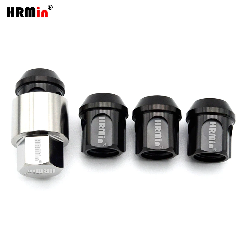 HRMin с открытым концом Gr.5 титановое Коническое сиденье противоугонная гайка M12 * 1