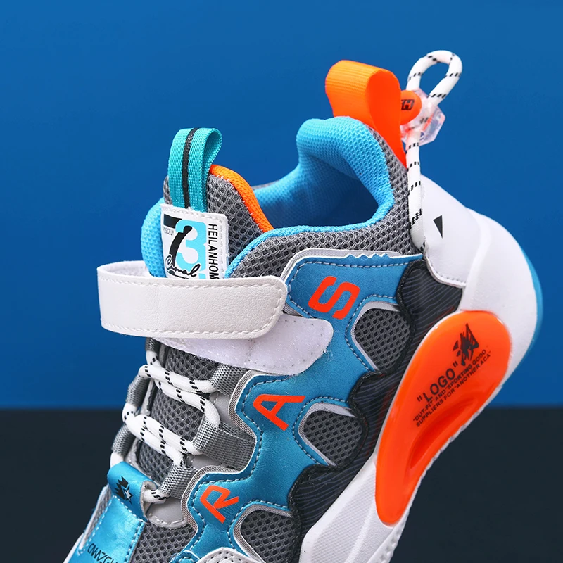 Children's Fashion Shoes 2022 Casual Lace-Up Kids Sport Shoes for Girls Running Sneakers Boys Basketball Sports Shoes