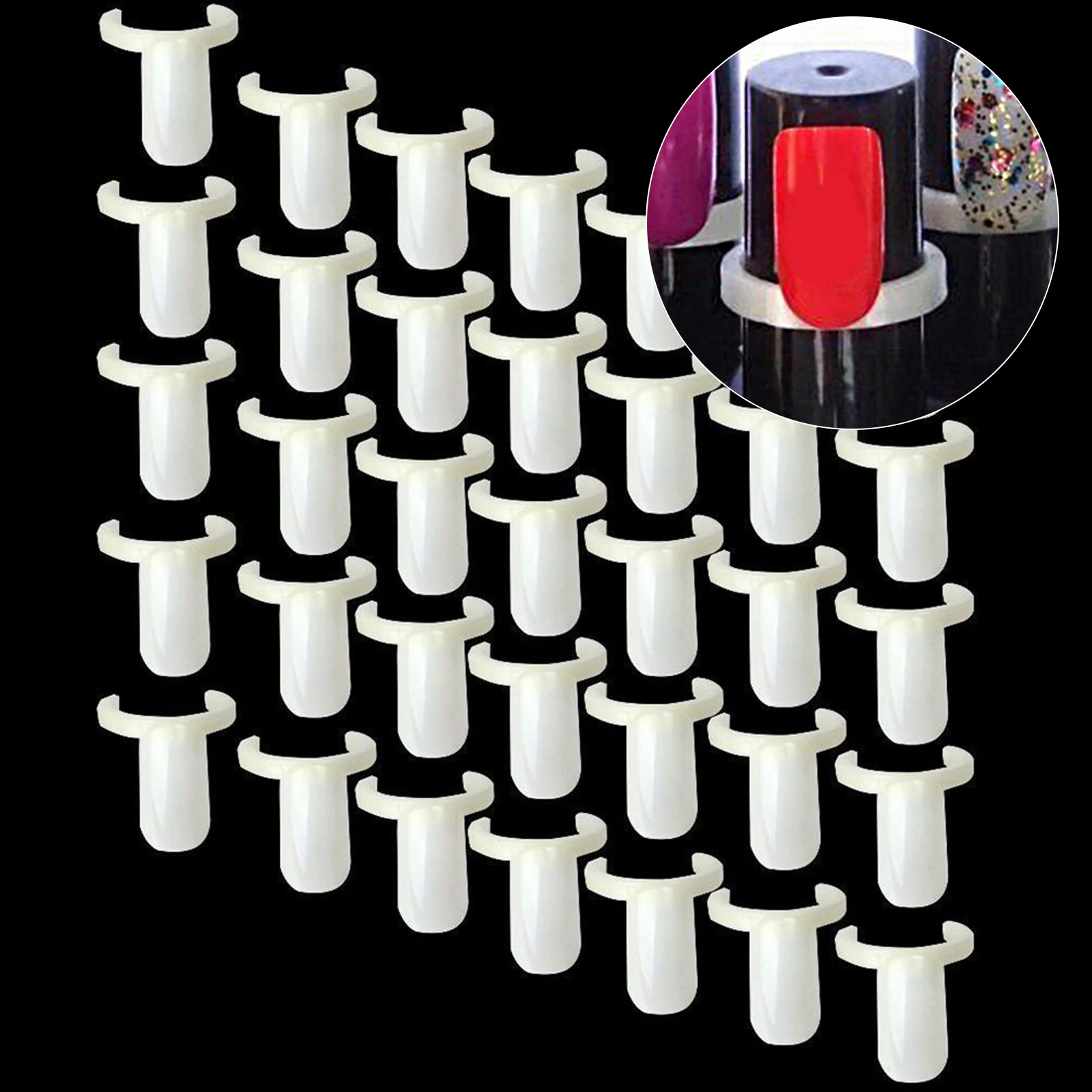 50 шт. полный Типсы для ногтей накладные ногти пластмассовые сделай сам лак