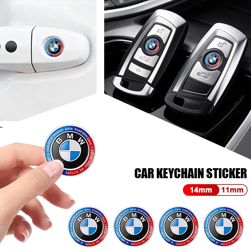 Наклейки-эмблемы для автомобильных ключей BMW (11 мм, 14 мм, 510 шт.) к 50-летию, M Power, I3, G08, F15, F16, G20, E34, F94, F95, G30, G11, G12, E36 (art.: 3920db70ecc8f) - 3920db70ecc8f
