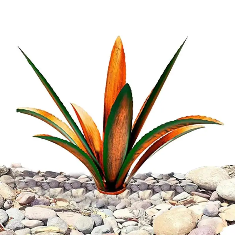 

DIY Metal Agave Tequila Art Crafts Ornament Rustic Garden Yard Sculpture Outdoor Home Decor Accessories