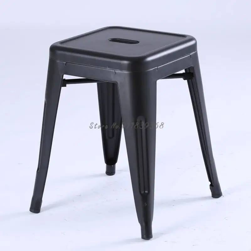 Железная табуретка Модный Железный квадратный металлический барный стул с