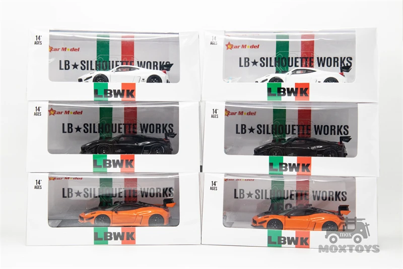 Модель звезды 1:64 фунта-силуэт работает 458 GT литая модель автомобиля