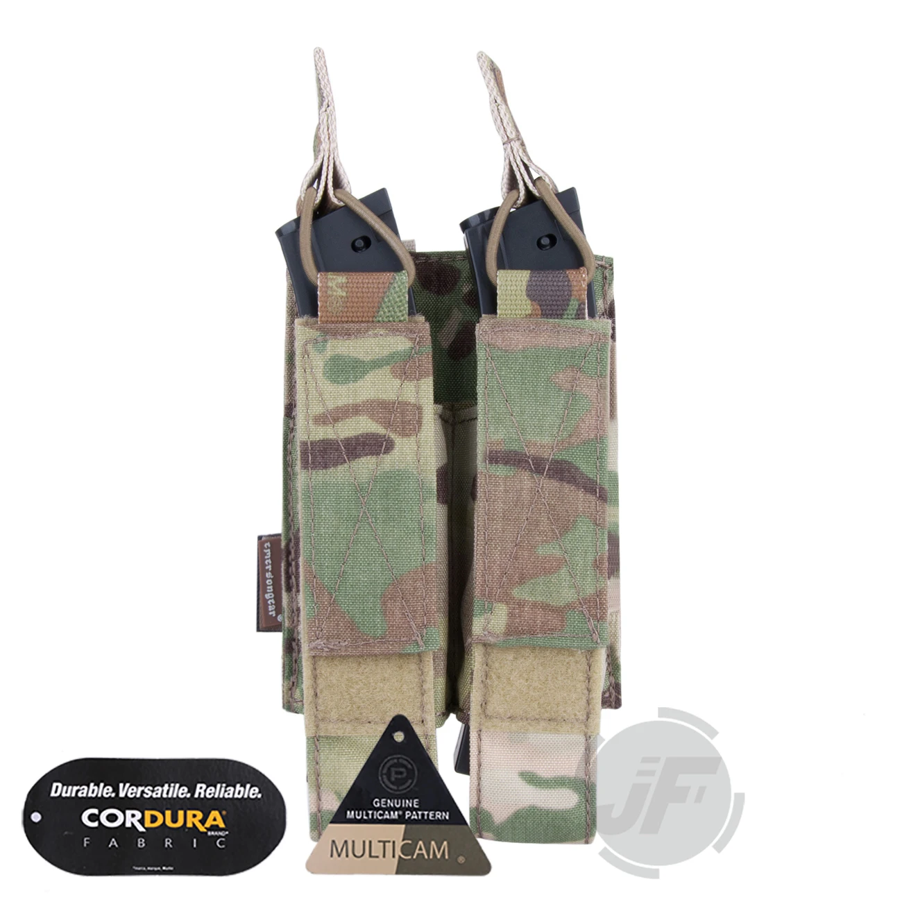 

Emersongear тактическая сумка для страйкбола для MP5 / MP7 / KRISS Emerson модульная Molle с двойным открытым верхом SMG, магнитный держатель