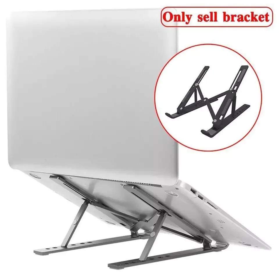 Laptop Stand Computer Multi-Purpose Folding Adjustment Tablet Desktop Elevated Rack Portable Heat Dissipation | Компьютеры и офис