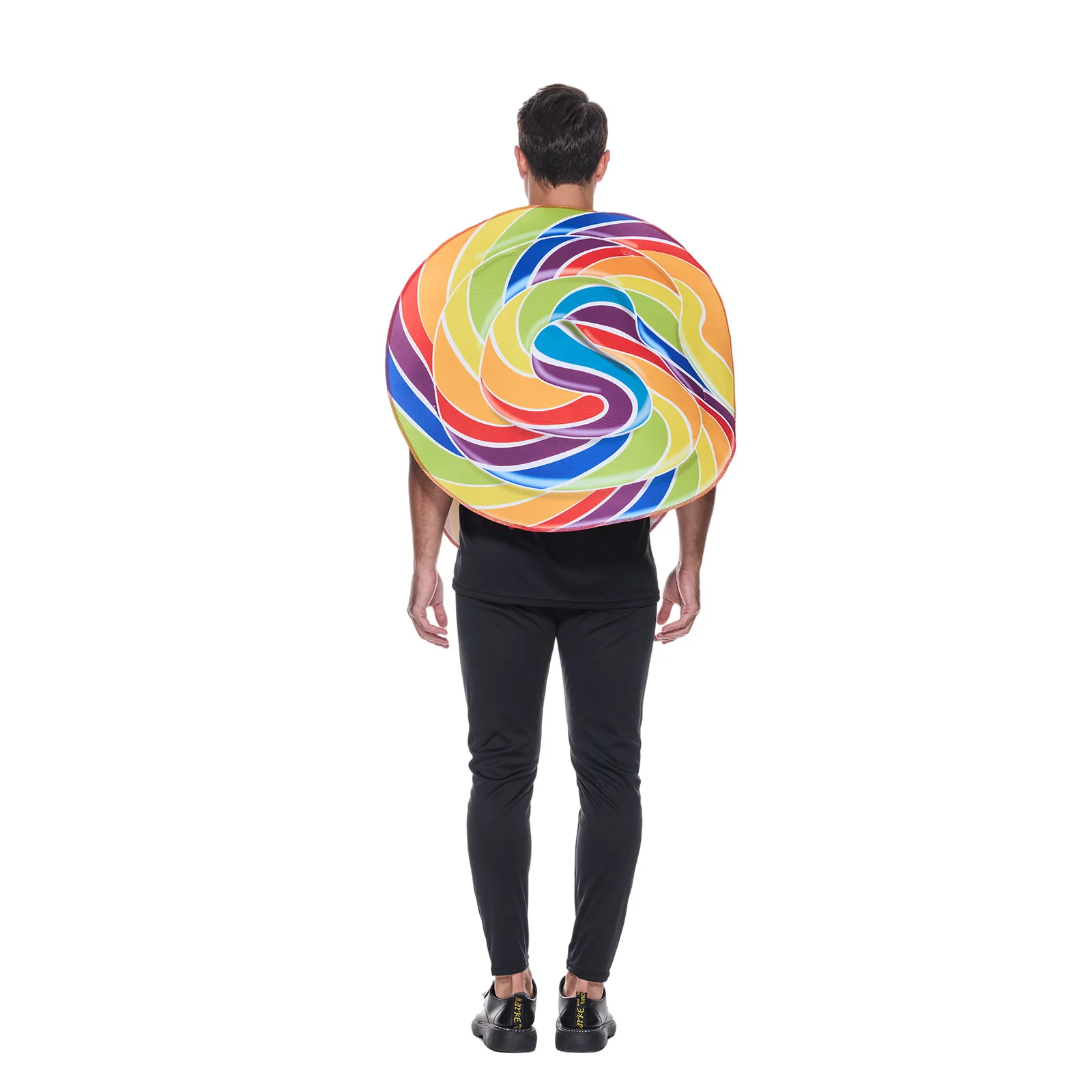 Костюм леденца унисекс для взрослых забавное платье Candyland туника радужных конфет