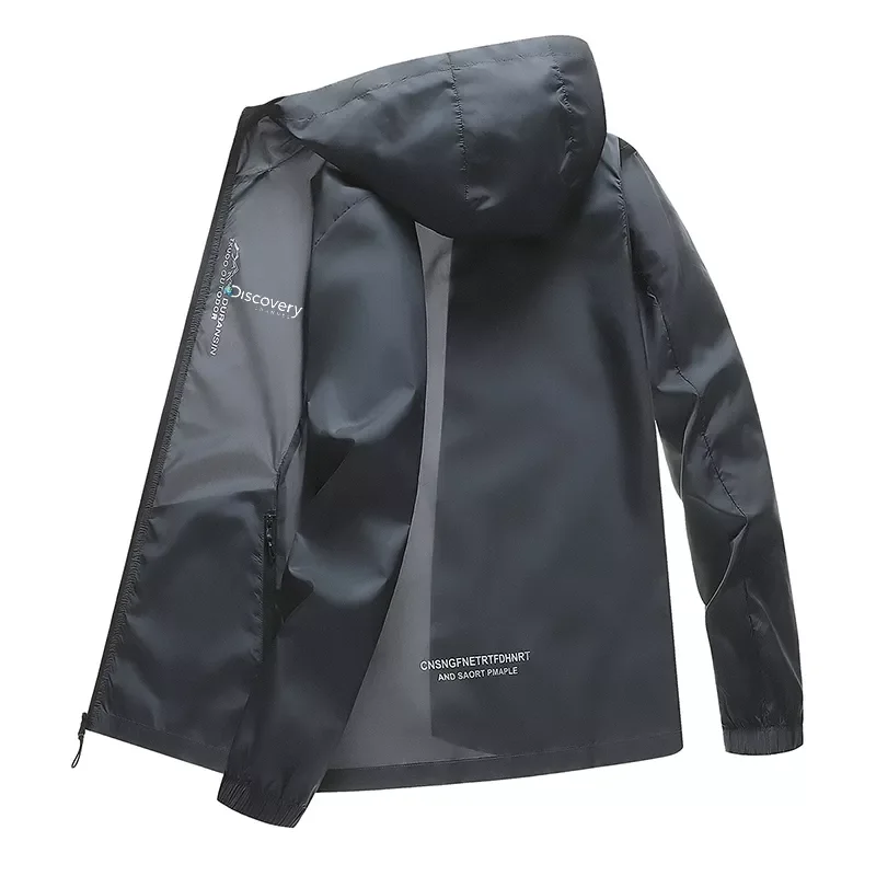 

NEW IN Summer Discovery Camping Raincoat Men's Waterproof Sun Protection Clothes Fishing Clothes Quick Dry Skin Windbreaker