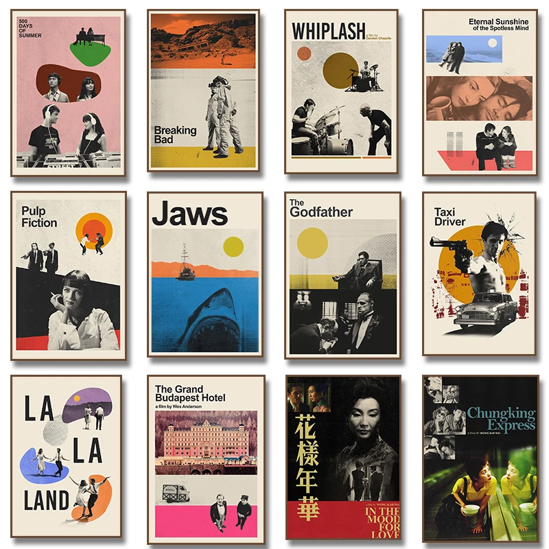 500 дней по летнему фильму такси криминальная фантастика Крестный отец плакат