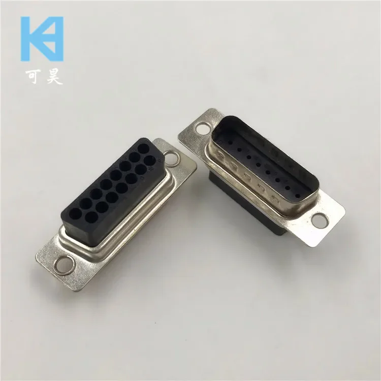 D-SUB Тип сжатия без пайки DB15P Мужской автомобильный игольчатый терминал корпуса