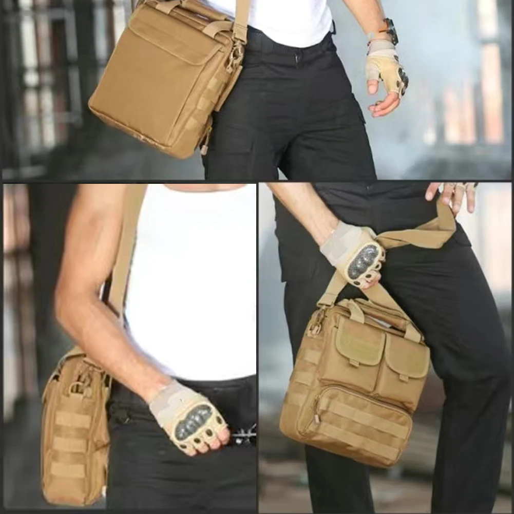 SYZM Outdoor Tactical Shoulder Bag Multifunctional Cross Body Bag Military Hiking Camping Hunting Daypack Fishing Backpack