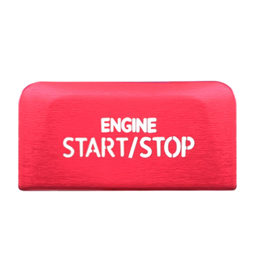 

Car Engine Start Stop Button Switch Cover Trim for-Golf 8 MK8 AT Accessories 2020 2021 Red