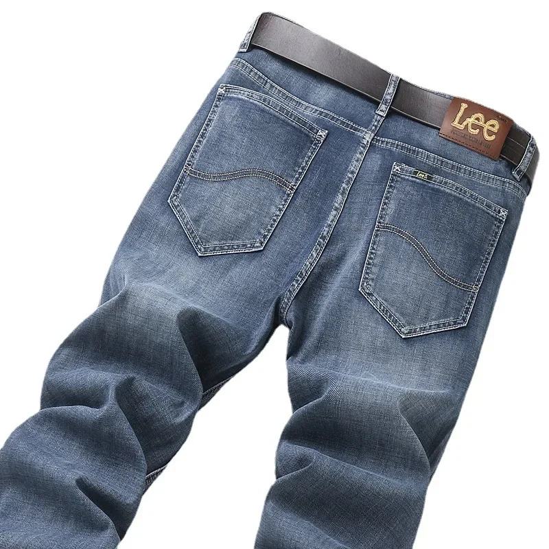 Джинсы Lee Dex мужские эластичные прямые брюки свободного покроя повседневные