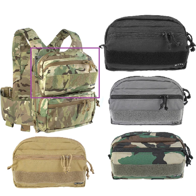 Sports Tactics SS New CCS Front Panel MOLLE Sundry Bag Can Be Matched With MK5 Chest Hanging Lv119 Outdoor Camouflage