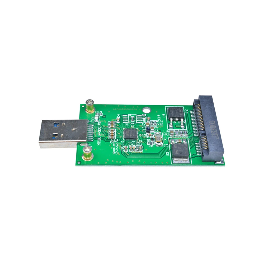 

1PCS USB 3.0 To PCIE MSATA External SSD PCBA Conveter Adapter Card