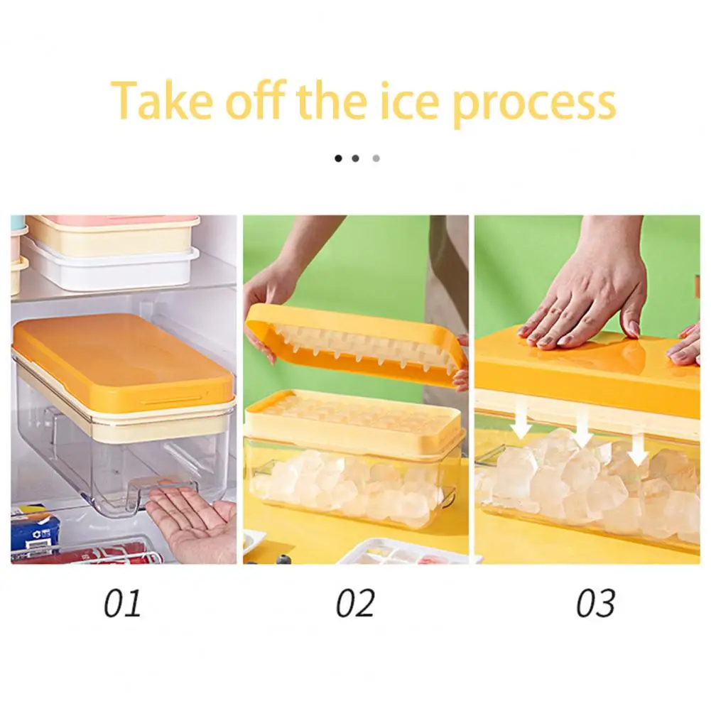 

Useful Stackable Easy to Clean Home Ice Grid Multipurpose Ice Storage Box Bar Accessories Ice Cube Tray Ice Cube Maker
