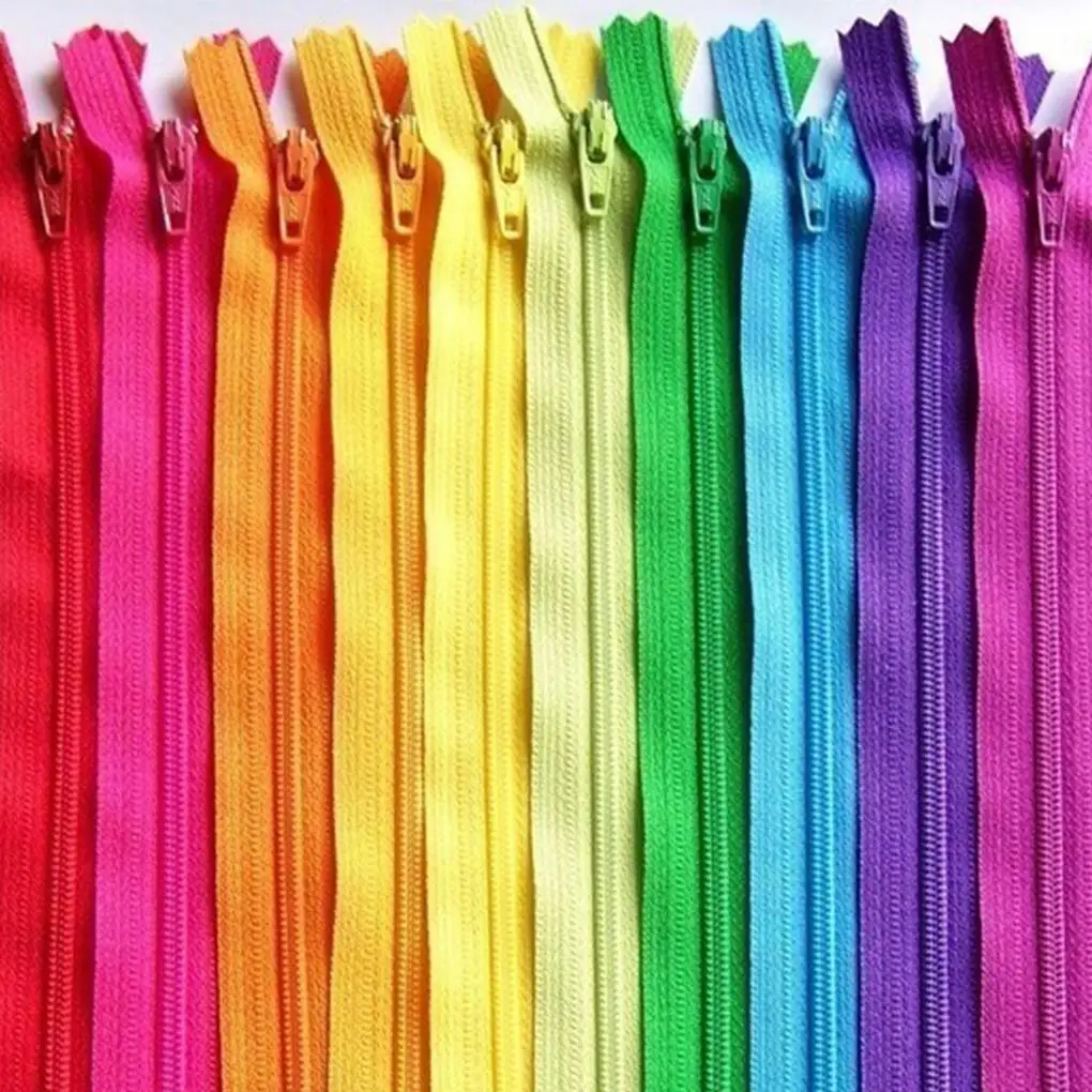 

15pcs Colorful Nylon Coil Zippers Tailor Garment Sewing Handcraft DIY Accessories