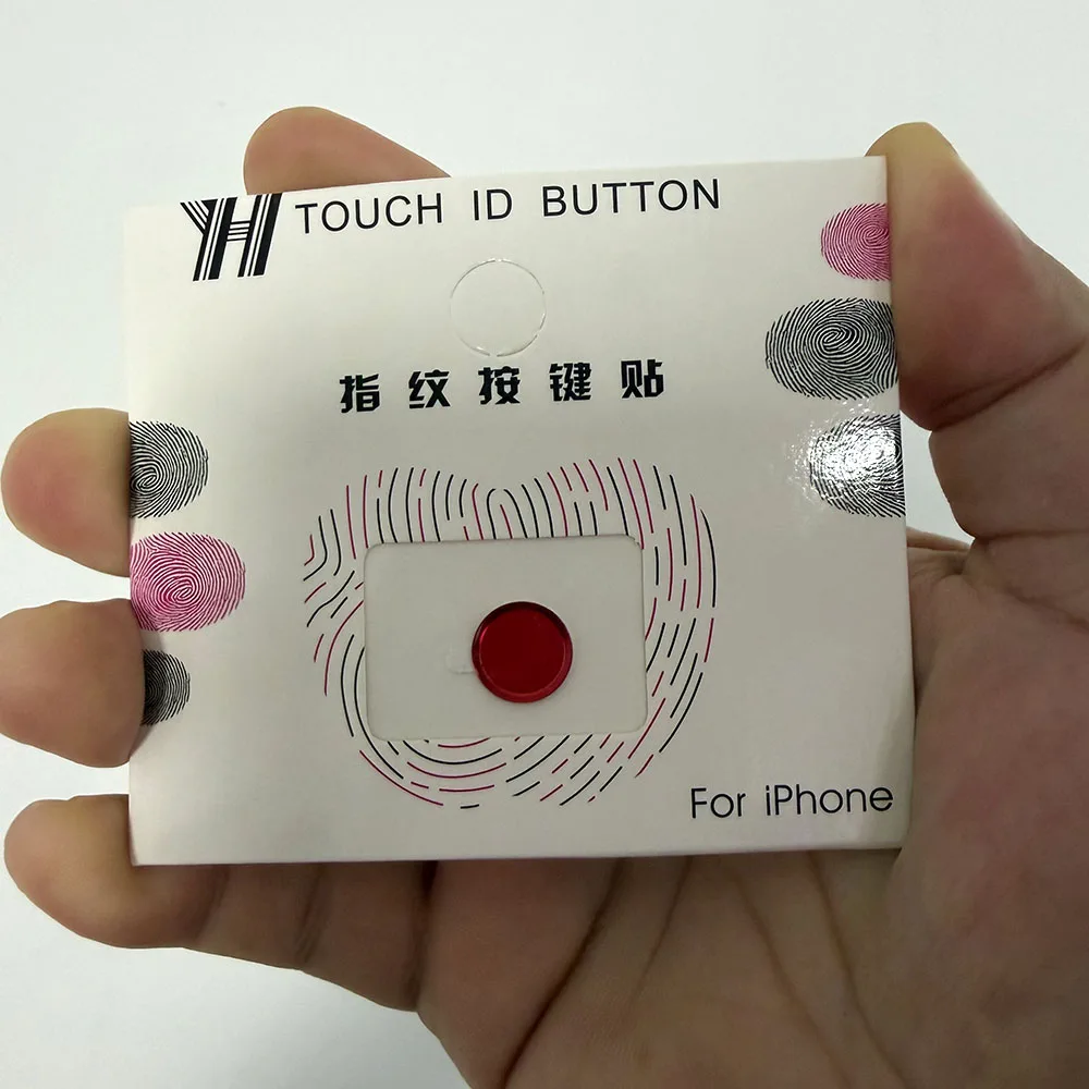 Декоративная ультратонкая наклейка на кнопку Home с поддержкой Touch ID и разблокировкой по отпечатку пальца для iPhone 5s 6 6s 7 8 Plus SE, защита сенсорного ключа (art.: 3920dbe4e11a5) - 3920dbe4e11a5