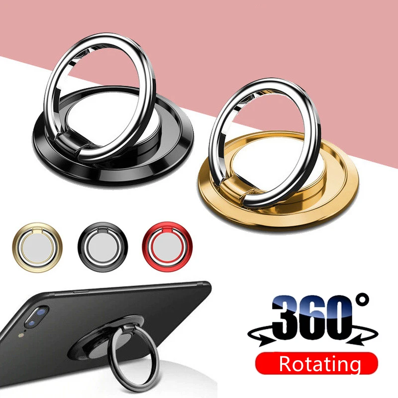 Роскошное вращающееся кольцо на палец фотодержатель подставка автомобильный