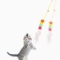new hanging automatic interactive cat toy funny modeling mouse toys cat stick with bell toy for kitten playing teaser wand toy