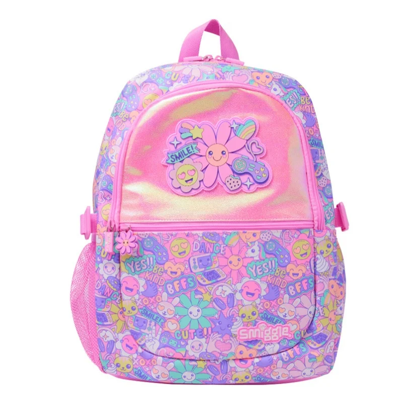 Фото Подлинная Австралия Smiggle, детские канцелярские принадлежности для учебы, школьная сумка, сумка для обеда, кошелек, сумка-карандаш, чашка для воды, аниме-рюкзак Gif №2
