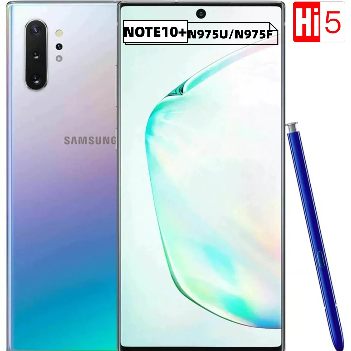 Samsung Galaxy Note 10 Plus Note10 + N975U N975U1 256 Гб ПЗУ 12 Гб ОЗУ Восьмиядерный 6,8 