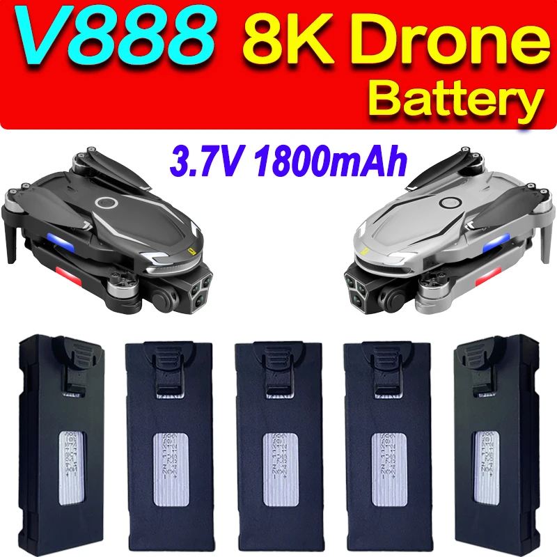 Оригинальный мини-аккумулятор V888 для дрона RC Qudcopter запасной аккумулятор