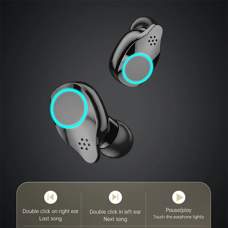 Беспроводные наушники с зарядным устройством для Xiaomi Mi 11 10 Poco X3 NFC M3 Redmi 9 9C Note 9T 9S Pro