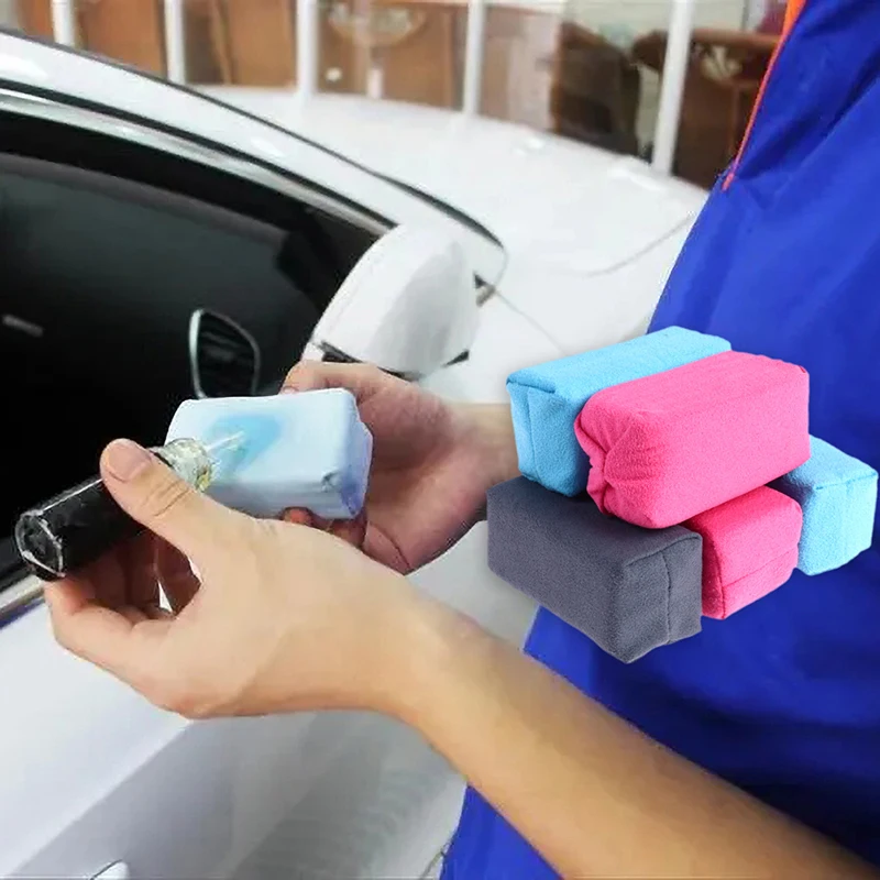 

1 шт., губка-аппликатор для автомобильной отделки замши с керамическим покрытием для покраски автомобилей, металла, пластиковой отделки, резины и стекла