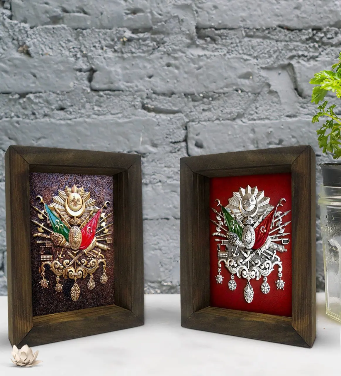 Bk Подарочная декоративная рама из натурального массива древесины 2 'li 15x20 см |