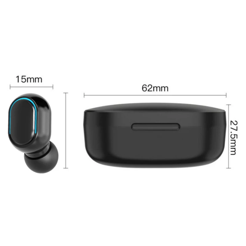 JPIKUV New TWS E7S Wireless Headphones Bluetooth Earphones Mini Earbuds For Xiaomi Headsets with Mic Sport Noise Cancelling enlarge