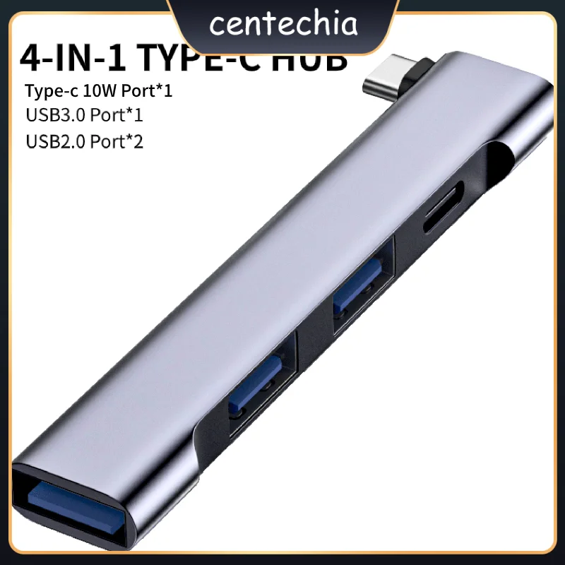 

Computer Accessories High Speed Usb Hub Mini Portable 4 In 1 Usb-c Hub Office Tools Usb Hub Docking Station Usb2.0/usb3.0