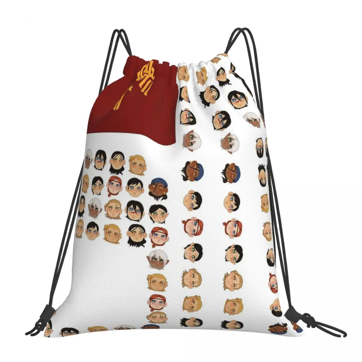 

Dragon Age II (Marian Version) Backpacks Portable Drawstring Bags Drawstring Bundle Pocket Sundries Bag Book Bags For Man Woman